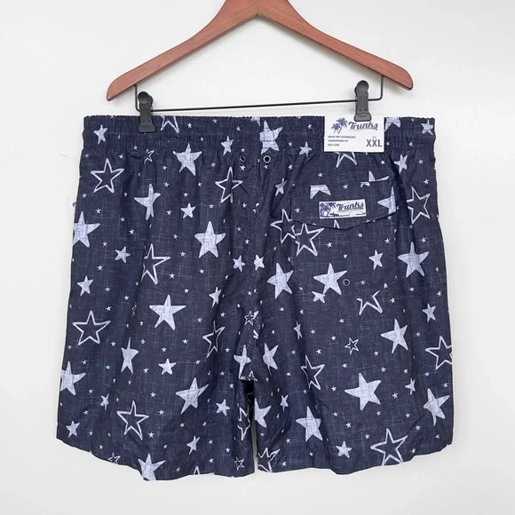 TRUNKS SURF AND SWIM CO. Swim Shorts Pockets Quick Dry Technology Starts Print - Picture 3 of 16